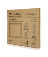 40W Smart Home LED-panel - 25mm, 60x60, Tuya/Smart Life, fungerar med Google Home/Alexa, vit kant