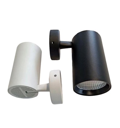 30W RA90 Väggmonterad spot - Flicker free, vit, för tak/vägg