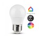 E27 5W Smart Home klot LED-lampa - G45, Tuya/Smart Life, fungerar med Google Home, Alexa och smartphones