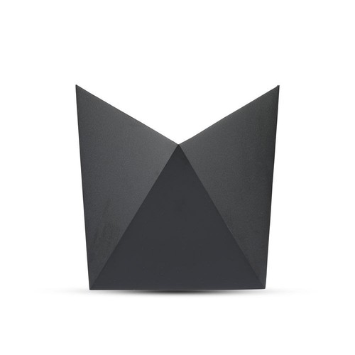 5W LED-vägglampa - IP65 utomhus, svart, inkl. ljuskälla