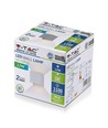 12W LED vit vägglampa - IP65 utomhus, fyrkantig, justerbar spridning, inkl. ljuskälla