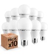 10 st E27 8.5W LED-lampa - 200 grader