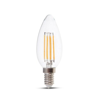 E14 6W LED kronljuslampa - Filament
