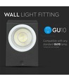 GU10 Vägglampa med upp/ned ljus - IP44 utomhus, utan ljuskälla