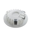 Ø6,8cm Unni68 möbelspot RA95 - 12V DC, Hål: Ø5,6 cm, Mått: Ø6,8 cm, Mattvit