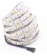 5 meter 12W/m RGB+WW LED-strip - 24V DC, IP20, 60 LED per meter