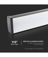 Outlet: V-Tac 100W LED high bay Linear lampa - IP54, för hallar och industri