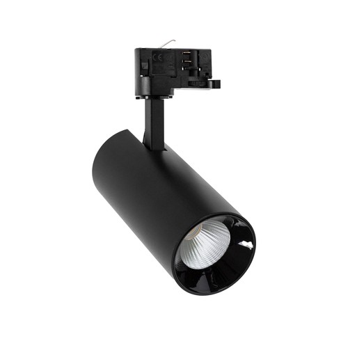25W 3-fas RA80 skenspotlight - Svart, två spridningsvinklar