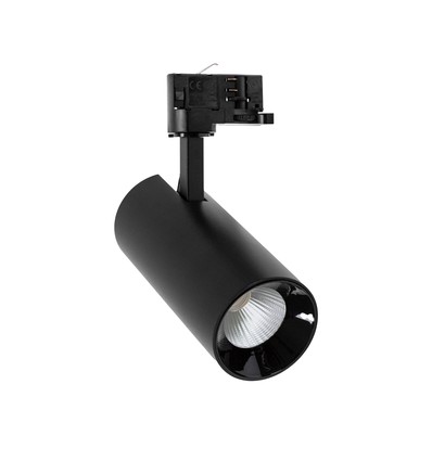 25W 3-fas RA80 skenspotlight - Svart, två spridningsvinklar