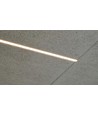 Troldtekt-skena 120 cm för LED-strips - Infälld, kan förlängas