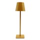 Uppladdningsbar LED bordslampa Inomhus/utomhus - Senapsgul / guld, touch dimbar, CCT, IP54 utomhus bordslampa