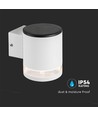 0,55W Solcellsvägglampa LED - IP54, Vit
