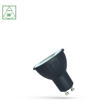 GU10 4W LED-spot - Svart