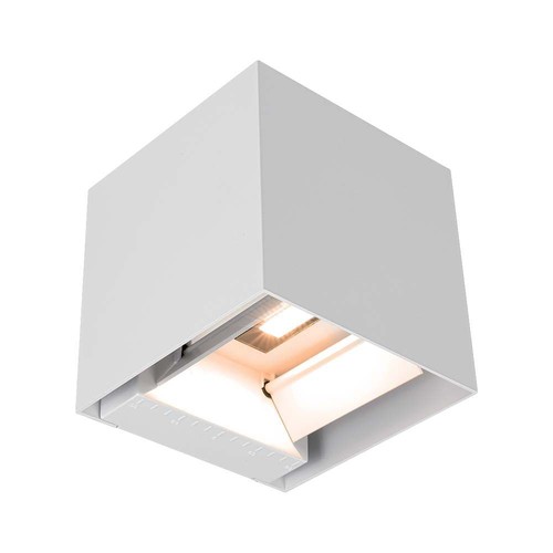 3W Solcellsvägglampa LED - IP65, Vit, sensor