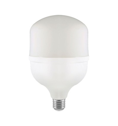 E27 50W LED-lampa - T140, med E40-sockeladapter
