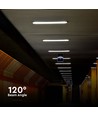 150cm 48W vattentät komplett LED-armatur, genomkopplad - IP65
