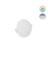 Outlet: 22W Smart Home LED infällt panel - Tuya/Smart Life, Google Home och app, Hål: Ø20,5 cm, Mått: Ø21,5 cm