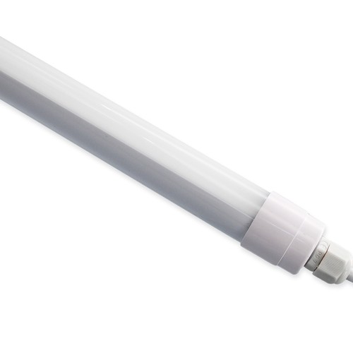 60cm 10W LED-armatur, genomkopplad - IP65, Ø2,5cm