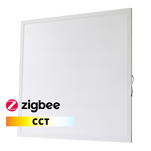 36W Zigbee CCT Smart Home LED-panel - 60x60, CCT, bakbelyst, vit kant