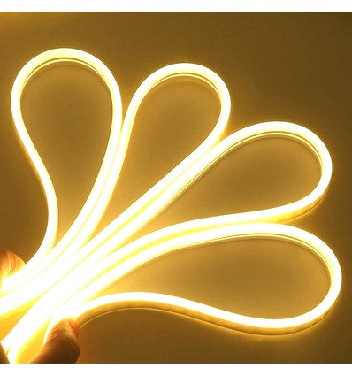 5m 6W/m Smal och flexibel 5x11 Neon Flex LED - 12V DC, IP65