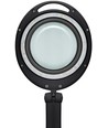LED förstoringslampa 6W - Svart, bordlampa