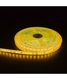 5m 10W/m Gul LED-strip - 24V DC, IP65, 120 LED per meter