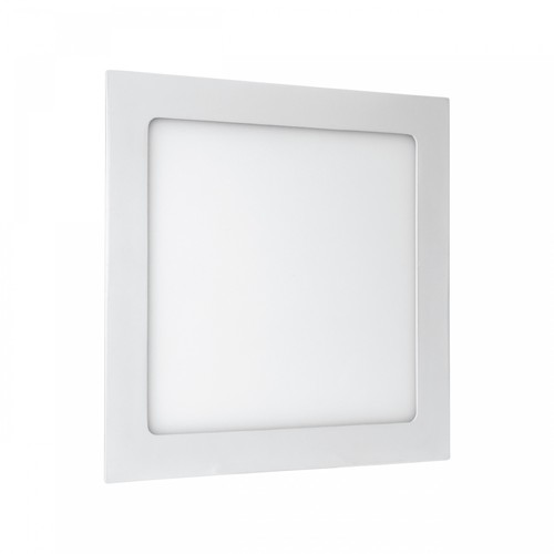 18W kvadratisk LED infälld panel - 6000K (Kallvit)