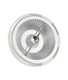 10W AR111 GU10 LED lampa - 3000K (Varmvit), vit