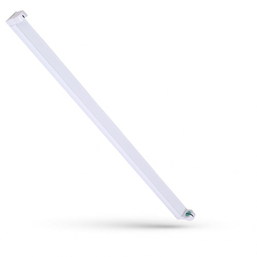 60cm T8 LED-armatur - För 1x 60cm LED-rör, IP20, vit, kan seriekopplas