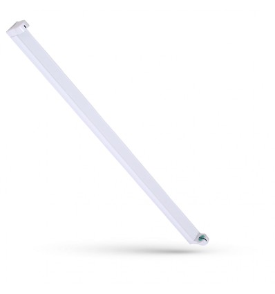 60cm T8 LED armatur - För 1x 60cm LED rör, IP20 inomhus, vit, kan seriekopplas