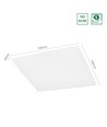 60x60 LED panel, 30W - 143lm/W, 4000K, vit ram, 5 års garanti