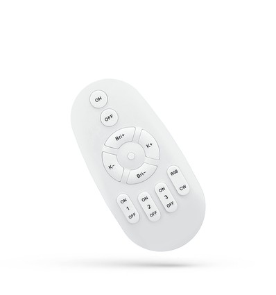 Bluetooth fjärrkontroll för RGB+CCT - IP20, för AAA batteri, kompatibel med Google Assistant och Alexa