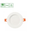 18W Ø19cm DURE 3 MAX downlight panel - 122lm/W, IP44 våtrum, 3000K, 5 års garanti