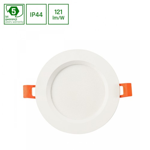 28W DURE 3 MAX LED downlight panel - 121lm/W, IP44 våtrum, Ø23cm, 4000K, 5 års garanti