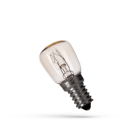 E14 15W halogen ugnslampa - 75lm, max 300°C