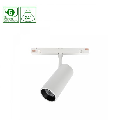 10W DALI SHIFT Spot - 24°, Vit, 44x157x178mm