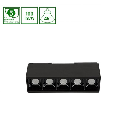 8W / 24V LED modul - 100lm/W, 800lm, 24V DC, RA90, varm vit