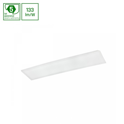 30x120 LED panel, 40W - 133lm/W, 5300lm, 6000K, 5 års garanti