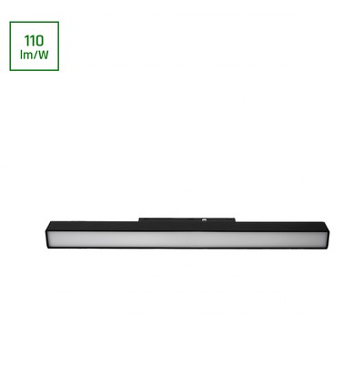 10W Line S Linjär Armatur 30cm - 3000K, Svart, SHIFT Basic