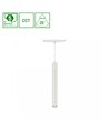 12W Dimbar SHIFT smart Hangit nedpendlad skenbelysning - 25°, Vit, Ø40x297 (90cm kabel), CCT/Dim, Zigbee