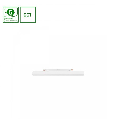 8W dimbar SHIFT Smart-Line S Skena 30.4cm - 100°, CCT, vit, Zigbee