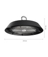 100W LED strålkastare - IP65, utomhus, 4000K