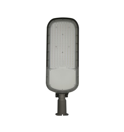 200W skymnings LED gatulampa - Skymningssensor, Ø60 mm, grå, IP65, IK09, 230V