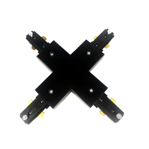 LEDlife X-koppling för skenspotlights - Svart, 1-fas, 1F3W