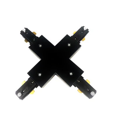 LEDlife X-koppling för skenspotlights - Svart, 1-fas, 1F3W