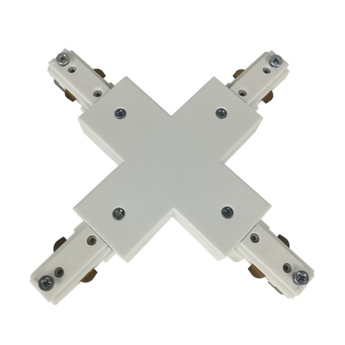 LEDlife X-koppling för skenspotlights - Vit, 1-fas, 1F3W