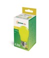 E27 4,9W Gul LED-lampa - A50, frostad