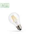 E27 8,5W LED lampa - A60, filament, klart glas, 1100lm, varmvit