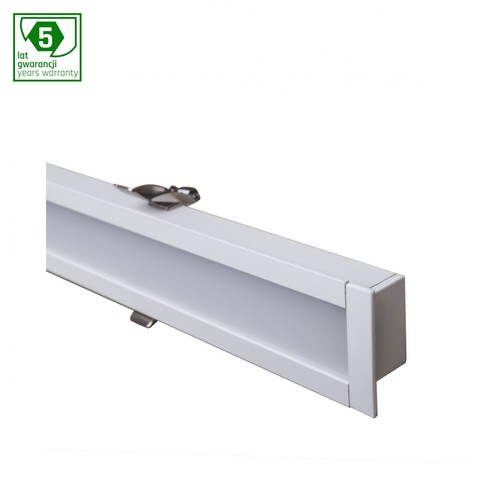 117cm 36W ALL-DAY LED armatur - 3200lm, 4000K, silver, IP20, 5 års garanti