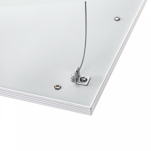 Wireupphängning för 60x60 och 30x120 LED-paneler - 4 st. set, 100cm, silver
